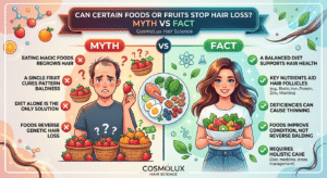 Certain Foods or Fruits Stop Hair Loss