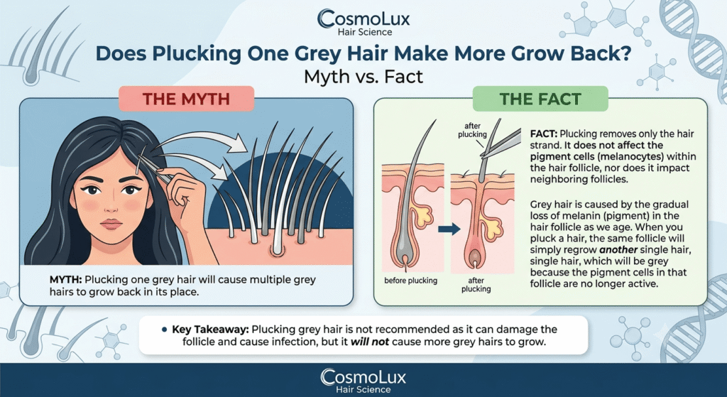 Grey Hair Make More Grow Back