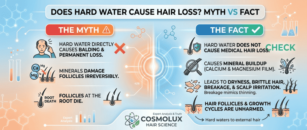 Hard Water Cause Hair Loss