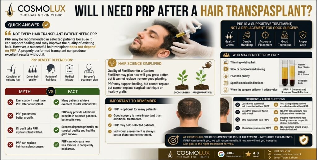 PRP After a Hair Transplant