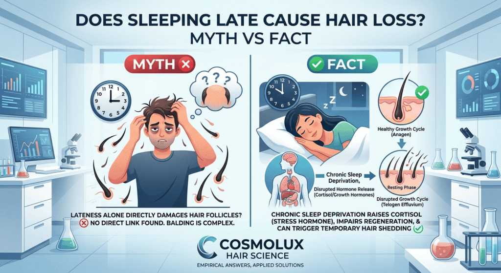 Sleeping Late Cause Hair Loss