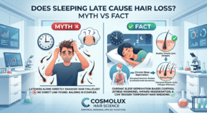 Sleeping Late Cause Hair Loss
