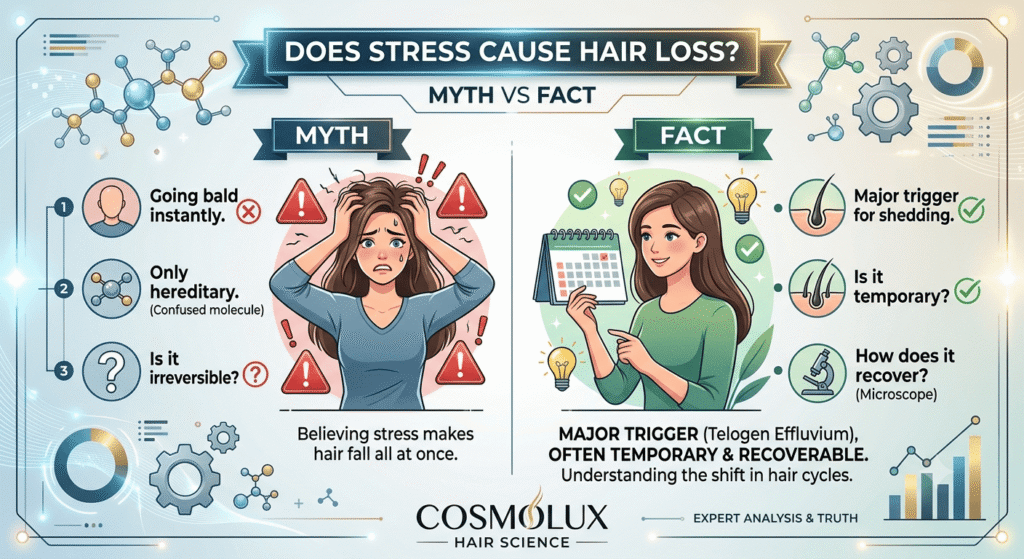 Stress Cause Hair Loss